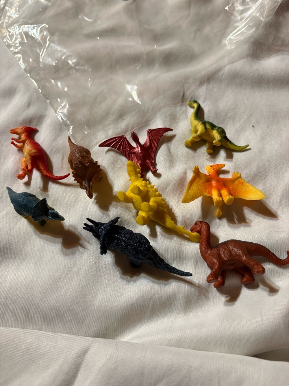 Colorful Mini Dinosaur Toy Set for Kids - Mixed Colors